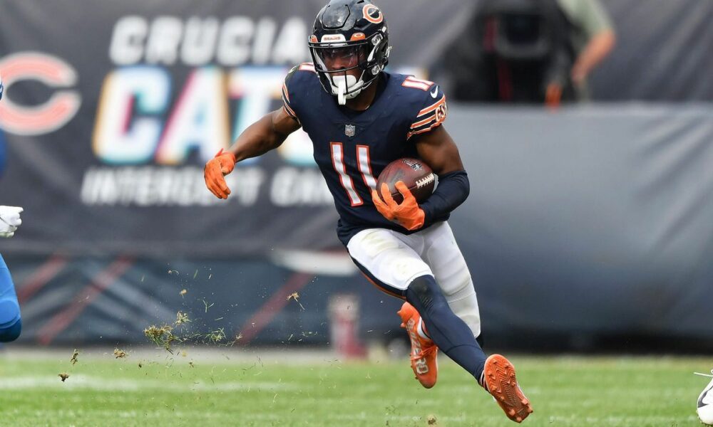 Updated look at the Bears' wide receiver depth chart following Tajae Sharpe, Dante Pettis signings (2022 Season)