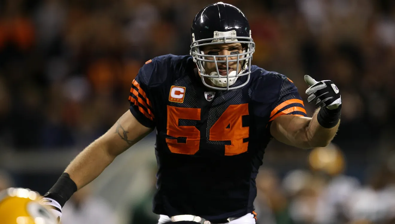 Chicago Bears linebacker Brian Urlacher