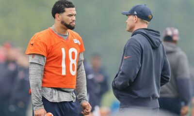 Caleb Williams talks with Ben Johnson