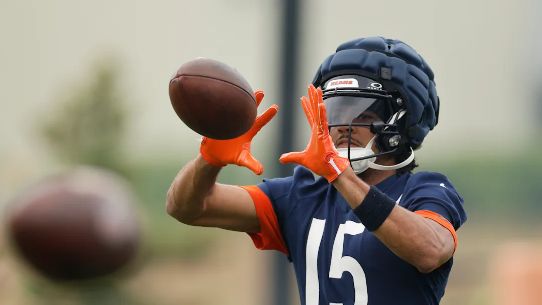 Chicago Bears training camp Rome Odunze