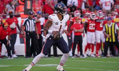 Justin Fields earned PFF's top grade on Bears offense in Week 3 (2023 Season)