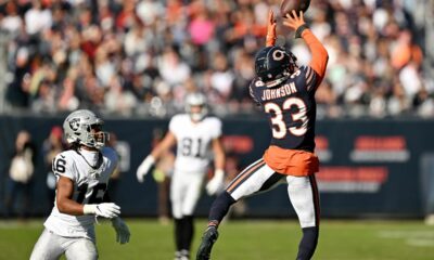 These 3 players earned a game ball in the Bears' Week 7 win over Raiders (2023 Season)