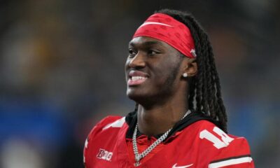 Potential Chicago Bears target Marvin Harrison Jr. declares for 2024 NFL Draft (NFL Draft)