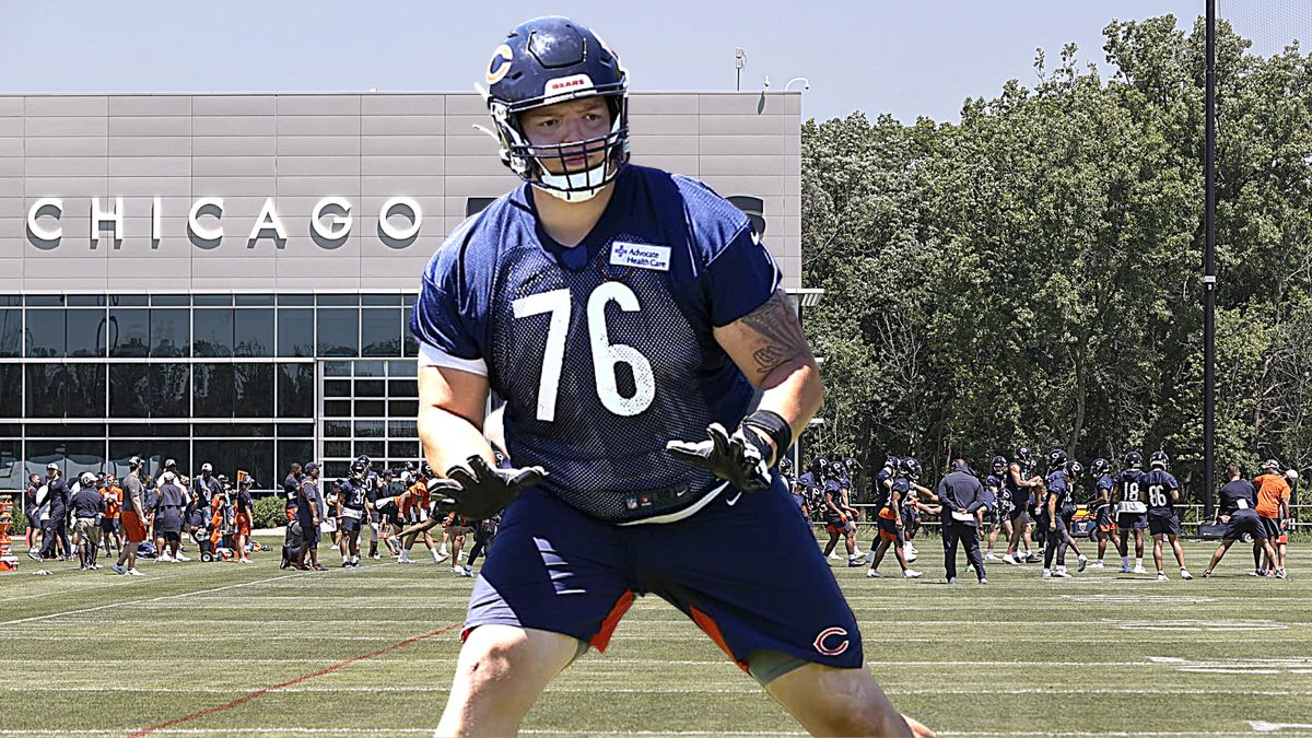 Chicago Bears offensive line has rough Day 2 of training camp (2022 Season)