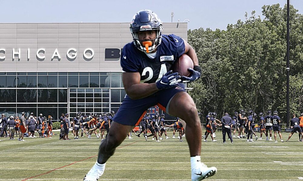 WATCH: RB Khalil Herbert smokes LB Nicholas Morrow in receiving drill (2022 Season)