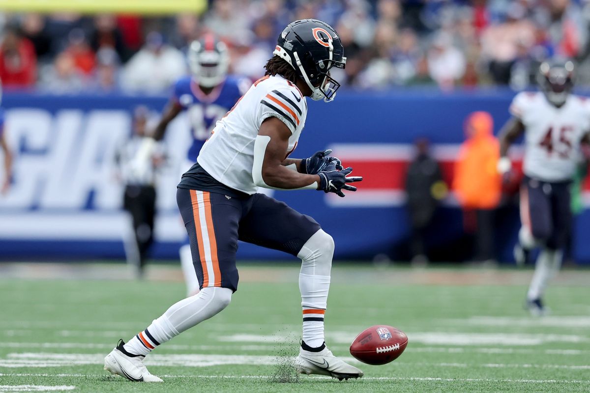 Velus Jones Jr. has forgettable debut in Bears' Week 4 loss to Giants (2022 Season)