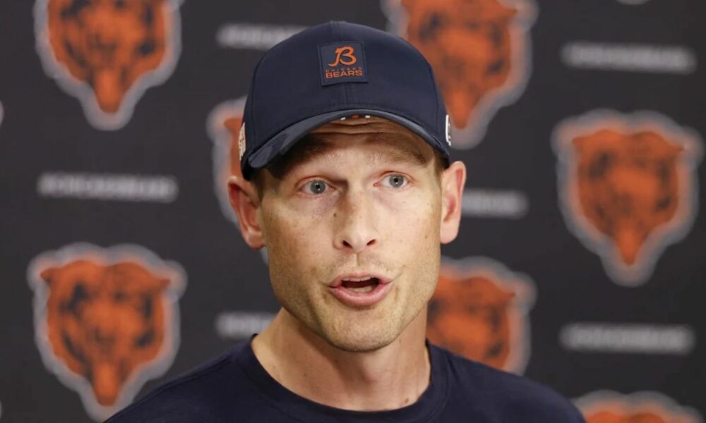 Ben Johnson head coach of the Chicago Bears