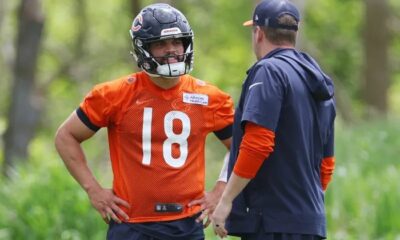 WATCH: Caleb Williams throws dime to Gerald Everett at OTAs (News)