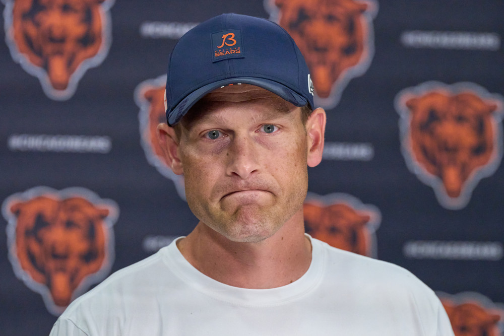 Chicago Bears coach Ben Johnson