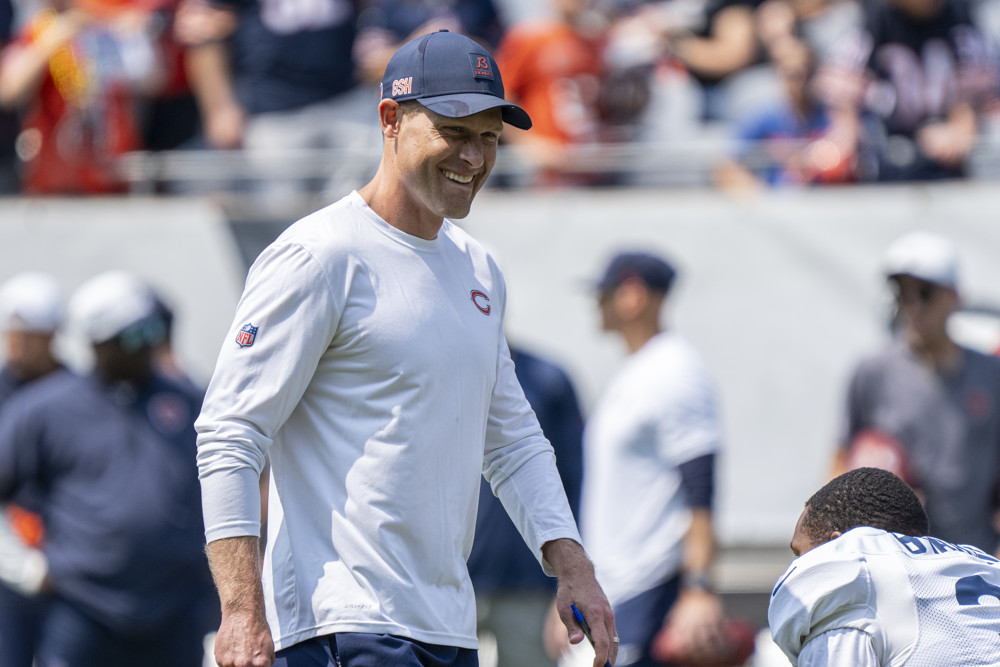 Chicago Bears coach Ben Johnson