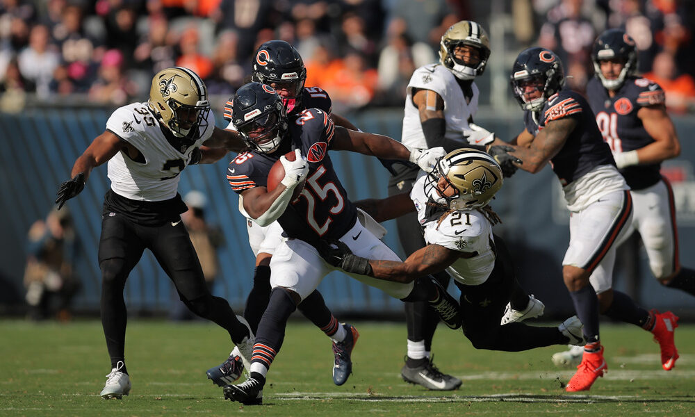 Chicago Bears RB Kyle Monangai