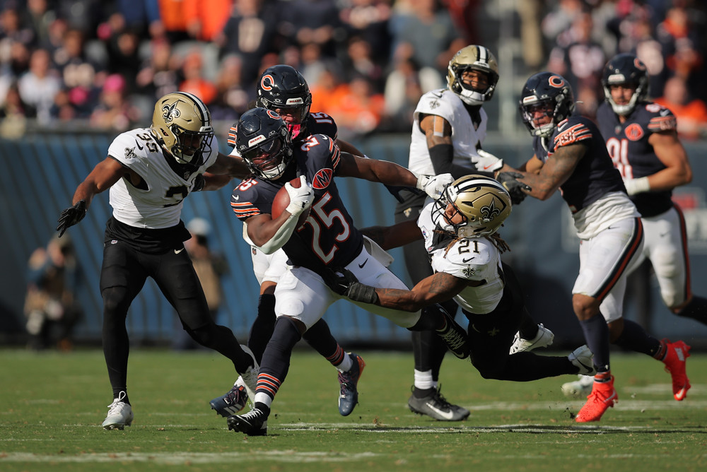 Chicago Bears RB Kyle Monangai